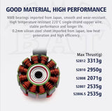 BAT Series High Performance Drone Motors 3-8s 2306.5 2807 2810 2812 3115 sizes