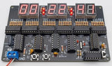 DIY Retro IC Clock | Teach yourself to Solder | Vintage 80’s Style RED LED