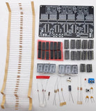 DIY Retro IC Clock | Teach yourself to Solder | Vintage 80’s Style RED LED
