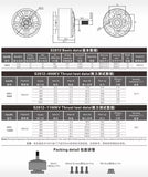 BAT Series High Performance Drone Motors 3-8s 2306.5 2807 2810 2812 3115 sizes