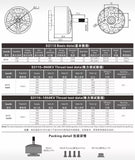 BAT Series High Performance Drone Motors 3-8s 2306.5 2807 2810 2812 3115 sizes