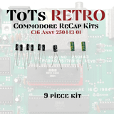 Commodore 64, Commodore 128, Vic 20, Plus 4, C16 Recap Capacitor Kits