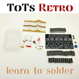DIY Retro IC Clock | Teach yourself to Solder | Vintage 80’s Style RED LED