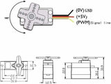 2pk Ver. 1 SG90 TowerPro Mini Servo