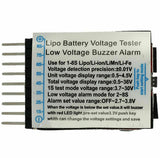 Lipo Battery Low Voltage Alarm 1S-8S Buzzer For RC Lipo Battery