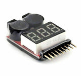 Lipo Battery Low Voltage Alarm 1S-8S Buzzer For RC Lipo Battery