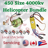 F2835 3700KV 4000kv Trex 450 Bundle 40 Amp ESC 40a ESC 4s ESC MG90s Mini Servos