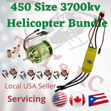 F2835 3700KV 4000kv Trex 450 Bundle 40 Amp ESC 40a ESC 4s ESC MG90s Mini Servos