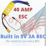 F2835 3700KV 4000kv Trex 450 Bundle 40 Amp ESC 40a ESC 4s ESC MG90s Mini Servos