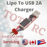 2S-6S Lipo Deans XT60 to USB Port Charger 5V 2A