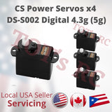 Mini Scratch Build Kit A/F 30A ESC 3s-4s ESC | Es9051 Micro Servo Digital w/prop