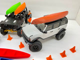 Canoe 3D Printed Model RC Car Crawler Accessories 1/24 1/28 1/20 Scale
