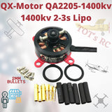 QX Motor QA2205 1400kv Brushless Outrunner Motor 2-3s Lipo Airplane/Foamie/Drone