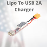 2S-6S Lipo Deans XT60 to USB Port Charger 5V 2A