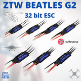 ZTW 32 Bit G2 BEATLES ESC 20A 40A  80A 100A 2-6s BEC Speed Controller