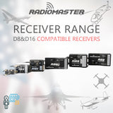 RadioMaster R81 R84 R86 R86C R88 R161 R168 2.4G Nano Receiver Compatible FrSky