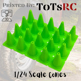RC Car Rock Crawler Traffic Course Cones NEW COLORS