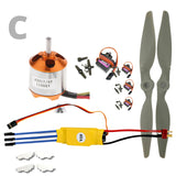 A2217 1100kv | 40A 4s ESC 4x MG90s Servos w/10x4.5 PROP