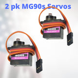 2x MG90S Metal Gear 12g Mini Servo