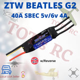 ZTW 32 Bit G2 BEATLES ESC 20A 40A  80A 100A 2-6s BEC Speed Controller