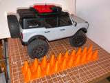 RC Car 1/24 1/28 1/32 Scale 20 Pack Rock Crawler Traffic Course Cones