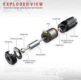 Surpass Hobby Rocket-RC Mini 1525 Sensored Brushless Motor 3500kv or 6800kv