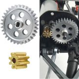 RC Metal 0.5M 32T Spur Gear 8T Pinion Conversion Kit for 1/24 SCX24