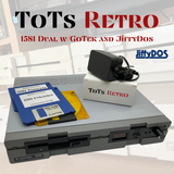 Commodore 1581 Dual Disk Drive Replica 3.5” W/ GoTek /Alternate Power & JD