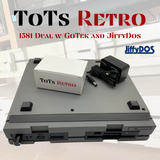 Commodore 1581 Dual Disk Drive Replica 3.5” W/ GoTek /Alternate Power & JD