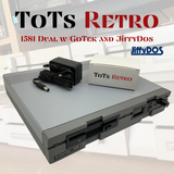 Commodore 1581 Dual Disk Drive Replica 3.5” W/ GoTek /Alternate Power & JD