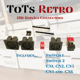 Commodore 1581 Replica Connector Kit w/ Power switch