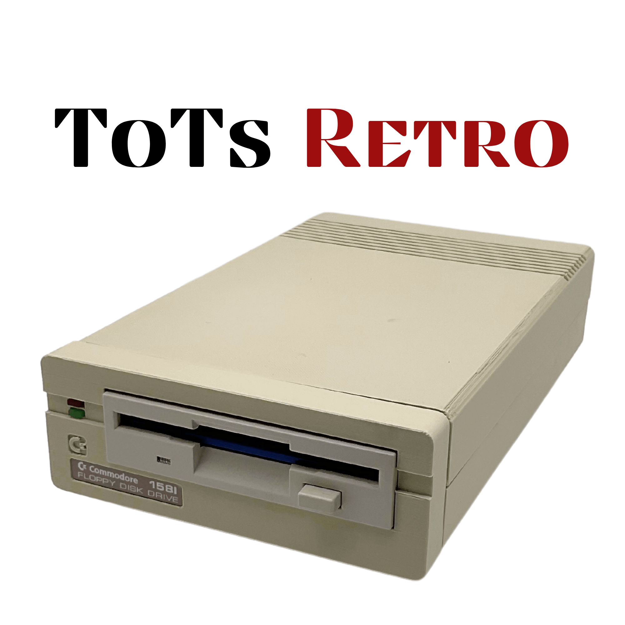 Commodore 1581 Drive Replica 3.5” for Commodore c64 c128 JD