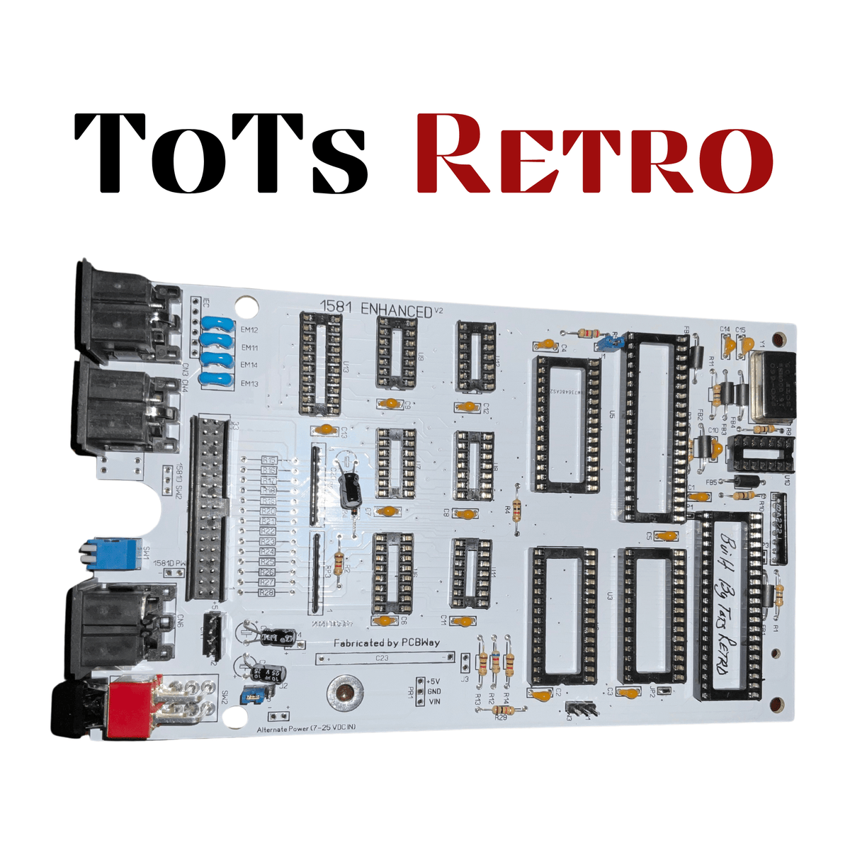 Commodore Board Commodore 1581 Drive Board w/LED for C64 C128 – ToTsRC/ToTsRETRO