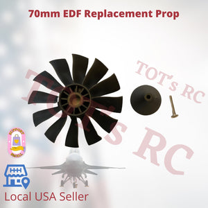 POWERFUN 70mm 12 Blade REPLACEMENT EDF  Prop