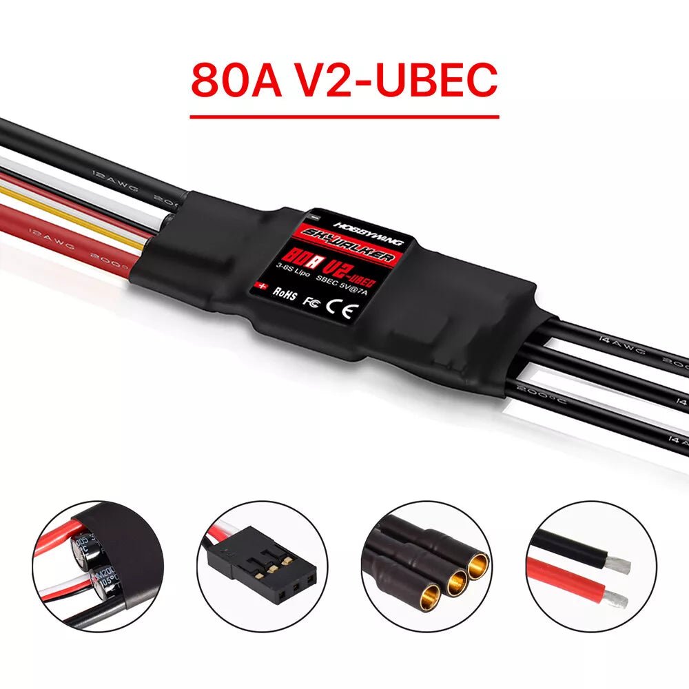 Amazon.com: SPARKHOBBY 12A 20A 30A 40A 50A 60A 80A Brushless