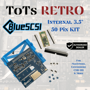 BlueSCSI v2 Internal 50-pin 3.5" SCSI Emulator KIT ,Wi-Fi, For Macintosh,Amiga,PC