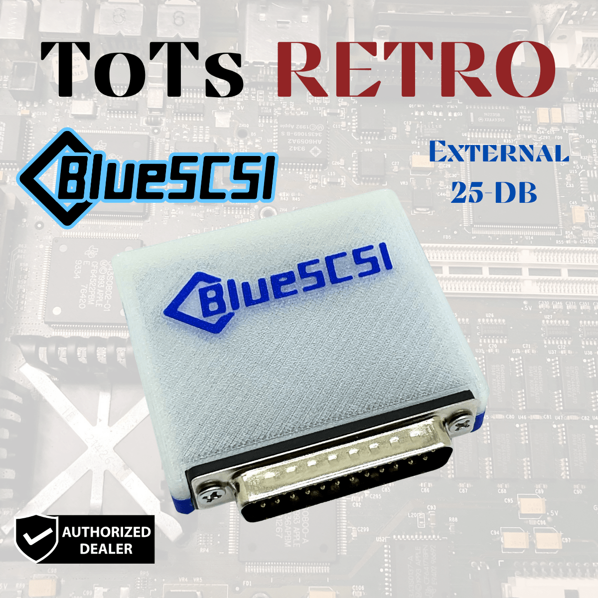 BlueSCSI v2 External 25-pin DB SCSI Emulator w/Wi-Fi for Mac
