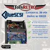 BlueSCSI v2 External 50-pin to DB25 3.5" SCSI Drive Emulator w/Wi-Fi, Macintosh, Amiga, PC