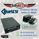 BlueSCSI v2 External 50-pin to DB25 3.5" SCSI Drive Emulator w/Wi-Fi, Macintosh, Amiga, PC