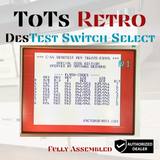DesTEST Switch Select Commodore 64 64c c128 Multi-Tool Diagnostic Cartridge