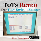 DesTEST Switch Select Commodore 64 64c c128 Multi-Tool Diagnostic Cartridge