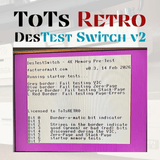 DesTEST Switch Select Commodore 64 64c c128 Multi-Tool Diagnostic Cartridge