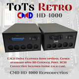 CMD HD-4000 Reproduction Hard Drive Back Options ToTsRetro