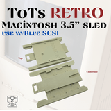 Apple Macintosh 3.5” Drive sled for Blue SCSI 3d Printed Mac Color Classic