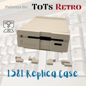 Commodore 1581 Replica Case 3d Printed For Commodore c64 or c128 CBM Computer