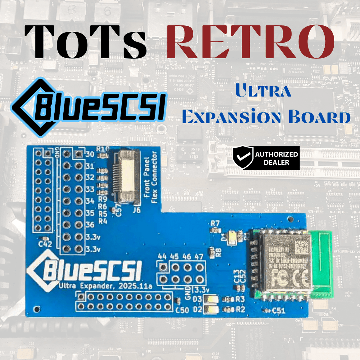 BlueSCSI Ultra 50 Pin Expander Wi-Fi Board - Add On – ToTsRC/ToTsRETRO