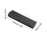 Commodore 64 128 | 3x 44 Pin, Card Edge Connector Socket | Straight 2.54mm