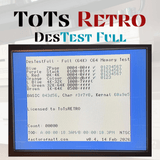 DesTEST FULL Commodore 64 64c c128 Ram Diagnostic Cartridge