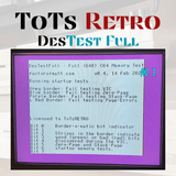 DesTEST FULL Commodore 64 64c c128 Ram Diagnostic Cartridge