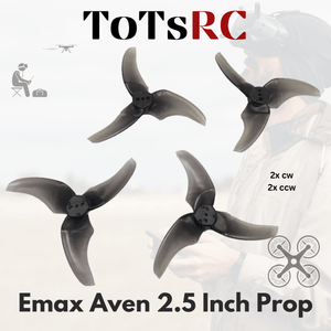 Emax Avan 2.5 Inch Babyhawk TinyHawk 3-Blade Propeller Set (2x CW / 2x CCW)
